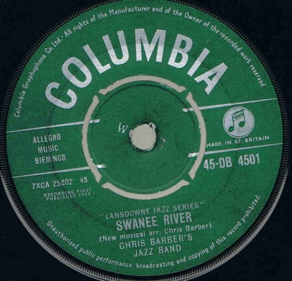 Album Cover Art for Swanee River / Bohemian Rag