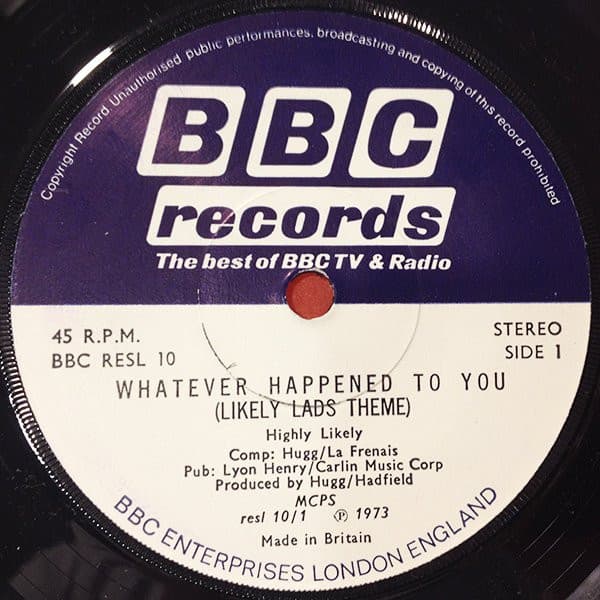 Album Cover Art for Whatever Happened To You (The Likely Lads Theme)