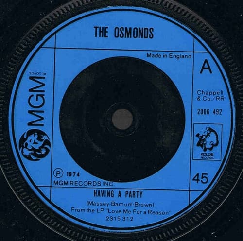 Album Cover Art for Having A Party