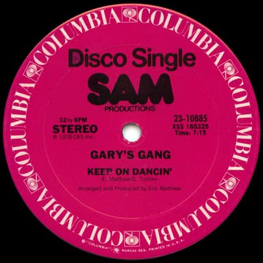 Album Cover Art for Keep On Dancin' / Do It At The Disco