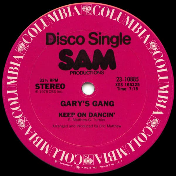Album Cover Art for Keep On Dancin' / Do It At The Disco