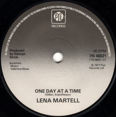 Album Cover Art for One Day At A Time