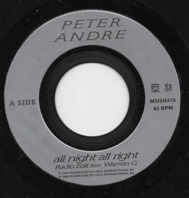 Album Cover Art for All Night All Right