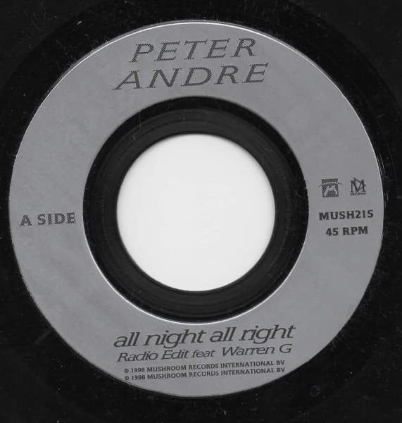 Album Cover Art for All Night All Right