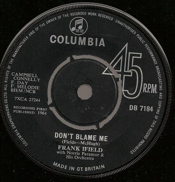 Album Cover Art for Don't Blame Me