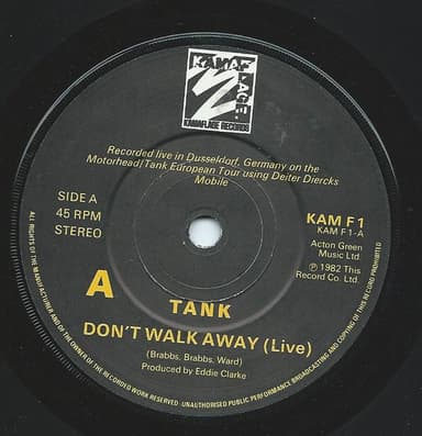 Album Cover Art for Don't Walk Away