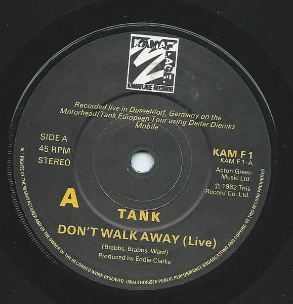 Album Cover Art for Don't Walk Away