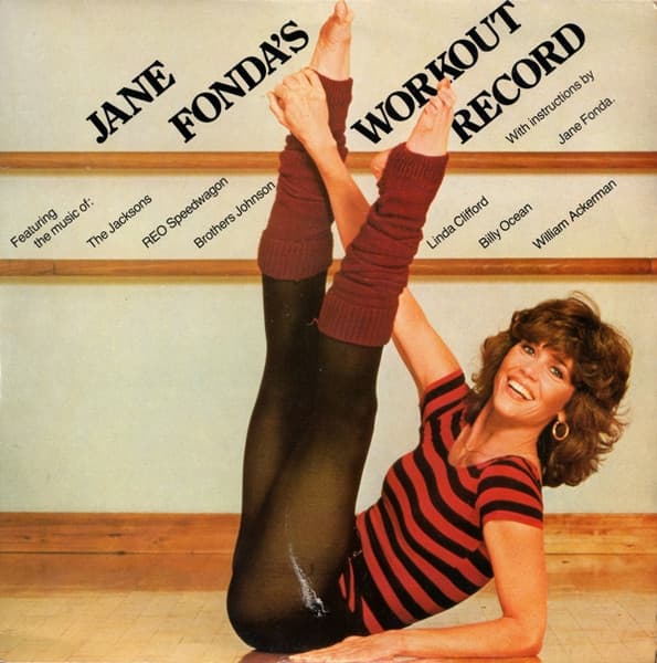 Album Cover Art for Jane Fonda's Workout Record