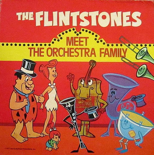 Album Cover Art for The Flintstones Meet The Orchestra Family