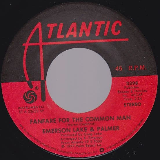 Album Cover Art for Fanfare For The Common Man / Brain Salad Surgery