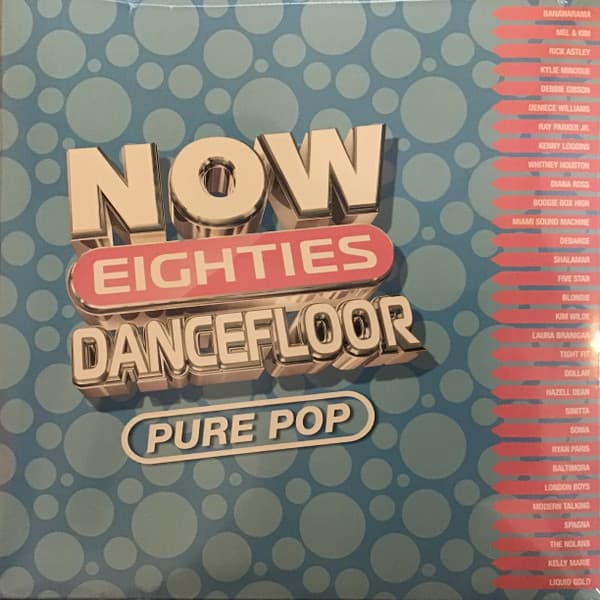 Album Cover Art for Now Eighties Dancefloor Pure Pop