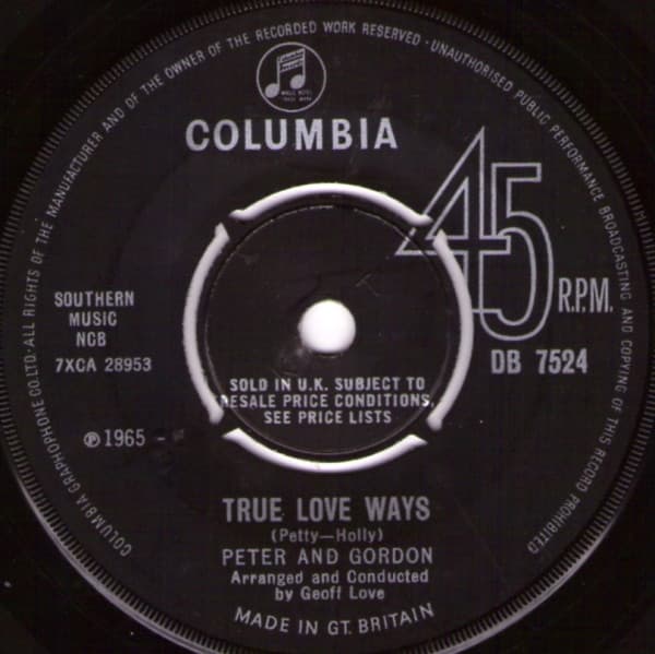 Album Cover Art for True Love Ways