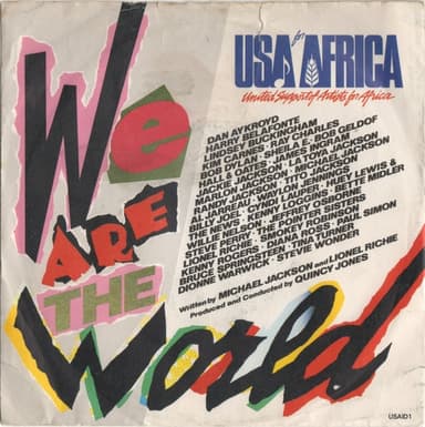 Album Cover Art for We Are The World