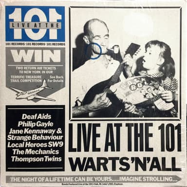 Album Cover Art for Live At The '101': Warts 'N' All