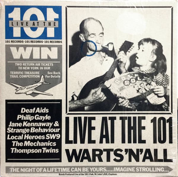 Album Cover Art for Live At The '101': Warts 'N' All