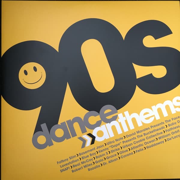 Album Cover Art for 90s Dance Anthems
