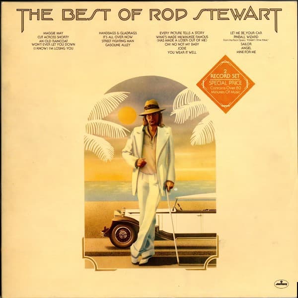 Album Cover Art for The Best Of Rod Stewart