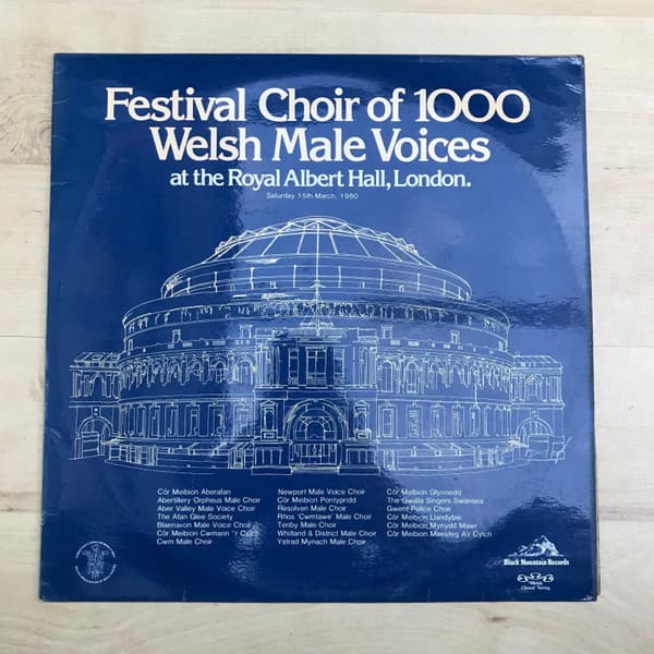 Album Cover Art for  Festival Choir Of 1000 Welsh Male Voices