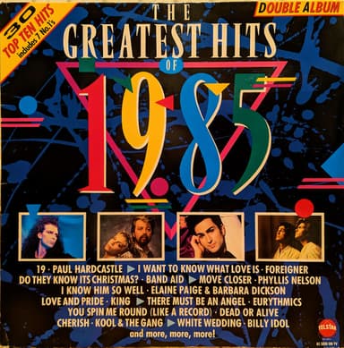 Album Cover Art for The Greatest Hits Of 1985