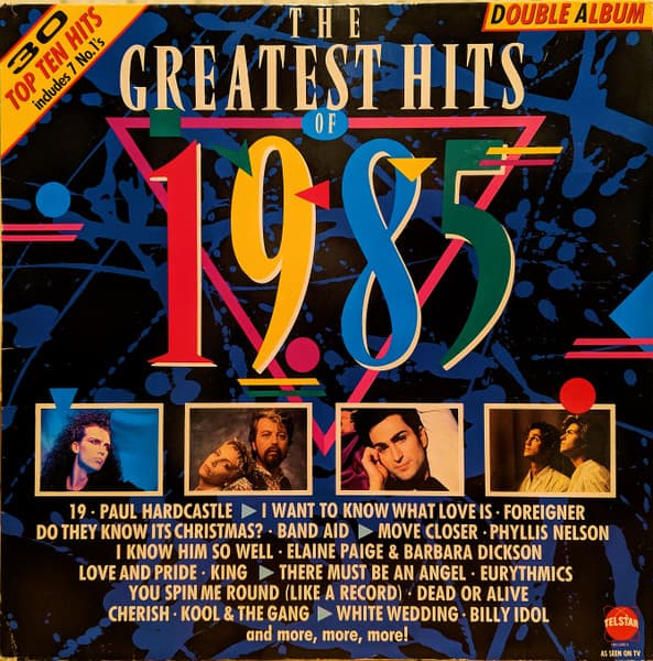 Album Cover Art for The Greatest Hits Of 1985
