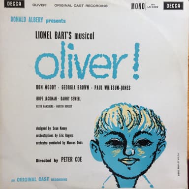 Album Cover Art for Oliver!
