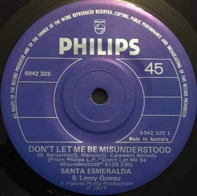 Album Cover Art for Don't Let Me Be Misunderstood 