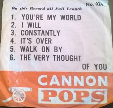 Album Cover Art for Cannon Pops