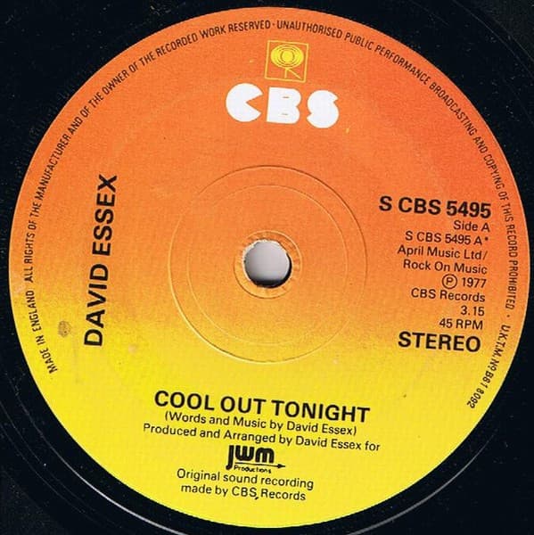 Album Cover Art for Cool Out Tonight
