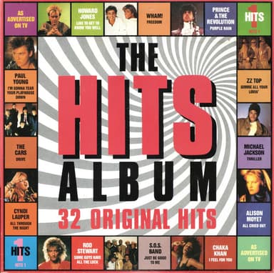 Album Cover Art for The Hits Album