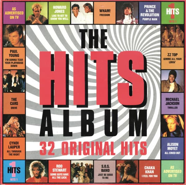 Album Cover Art for The Hits Album
