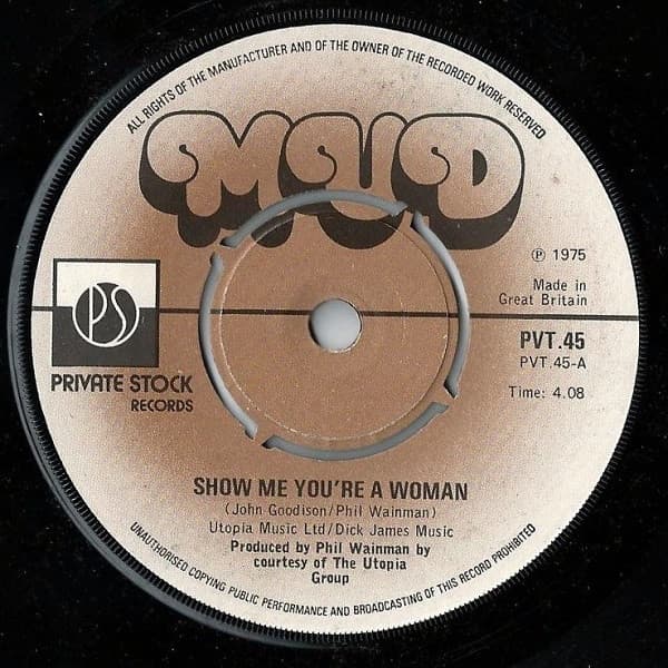 Album Cover Art for Show Me You're A Woman