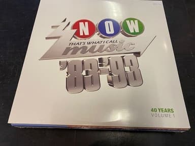 Album Cover Art for Now That's What I Call 40 Years: Volume 1 1983-1993