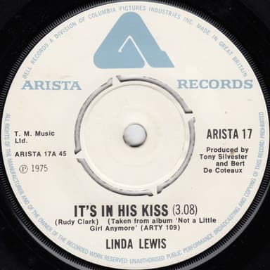 Album Cover Art for It's In His Kiss