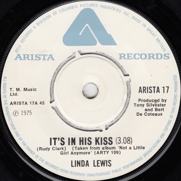 Album Cover Art for It's In His Kiss