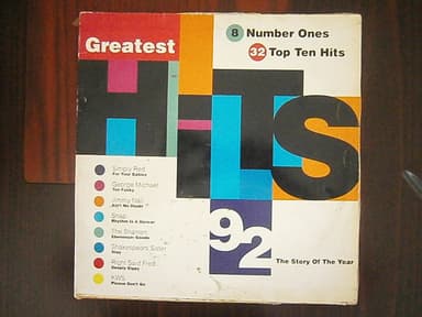 Album Cover Art for  Greatest Hits 92