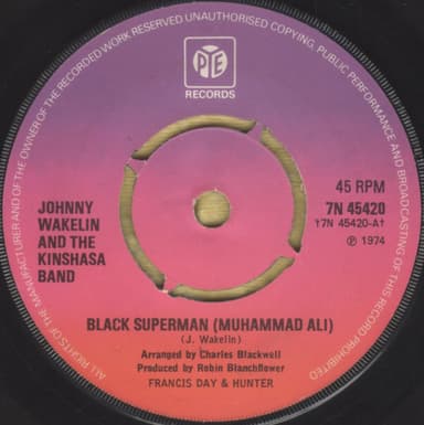 Album Cover Art for Black Superman (Muhammad Ali)