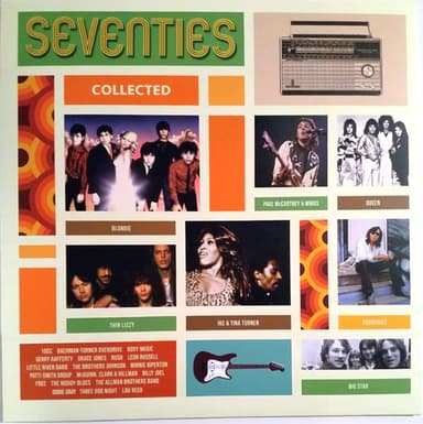 Album Cover Art for Seventies Collected