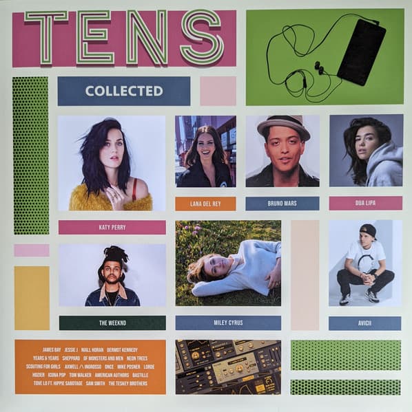 Album Cover Art for Tens Collected