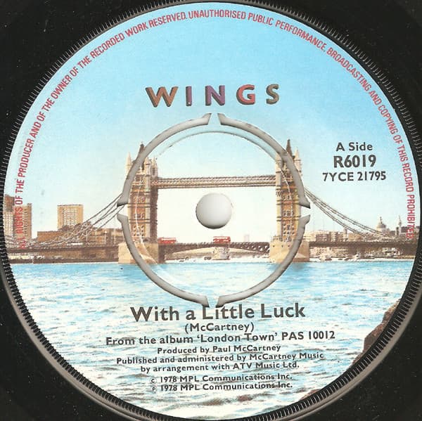 Album Cover Art for With A Little Luck