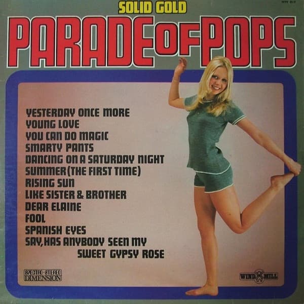 Album Cover Art for Solid Gold Parade Of Pops