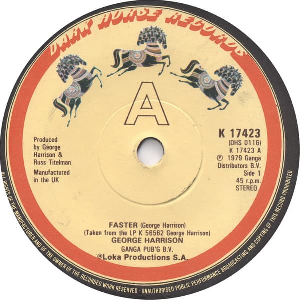 Album Cover Art for Faster