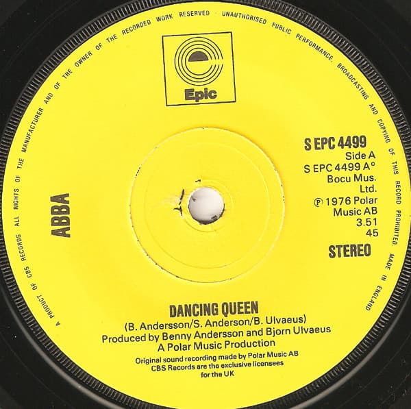 Album Cover Art for Dancing Queen