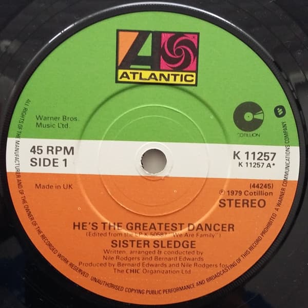 Album Cover Art for He's The Greatest Dancer