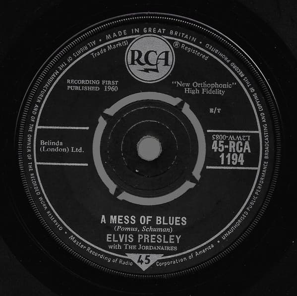Album Cover Art for A Mess Of Blues