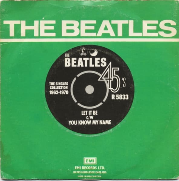 Album Cover Art for Let It Be c/w You Know My Name