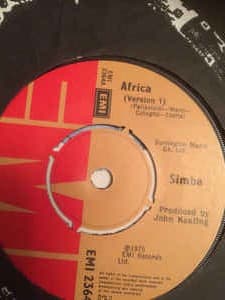 Album Cover Art for Africa