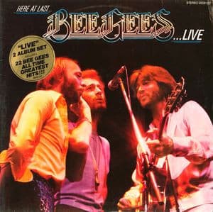 Album Cover Art for Here At Last Bee Gees Live