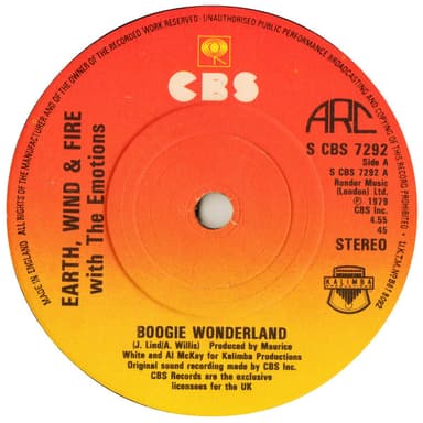 Album Cover Art for Boogie Wonderland