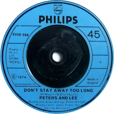 Album Cover Art for Don't Stay Away Too Long