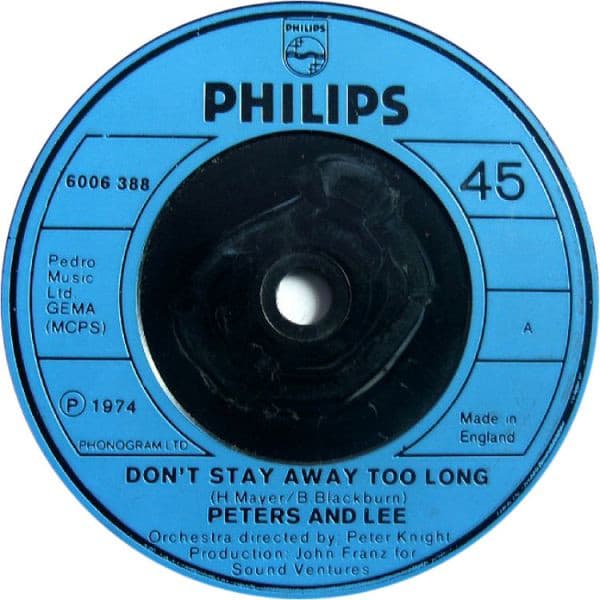 Album Cover Art for Don't Stay Away Too Long